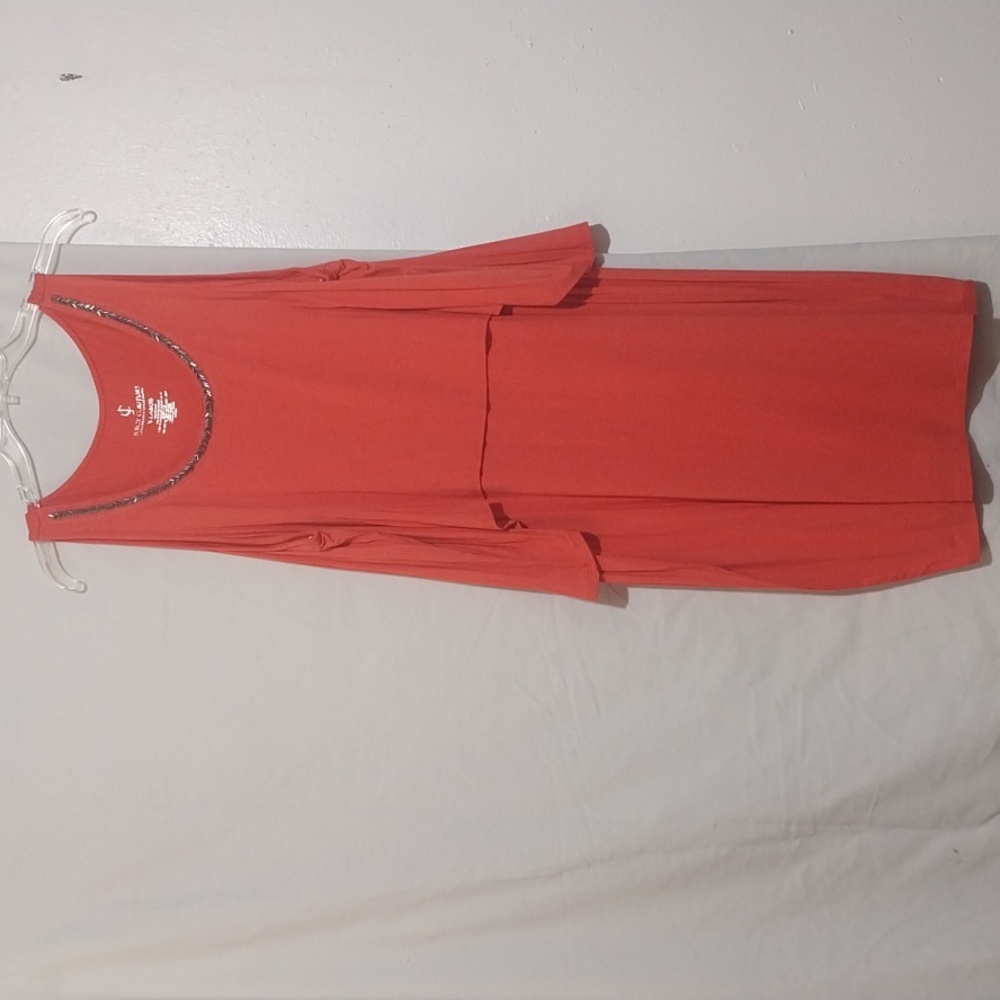 JUICY COUTURE Breaded Neck Overlay Sleevless Dress XL
